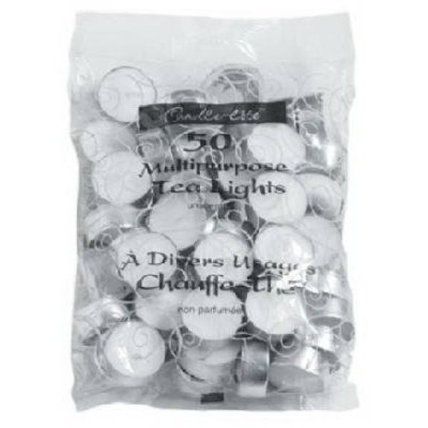 Candle Lite 50PK Tea Light Candles 4231595